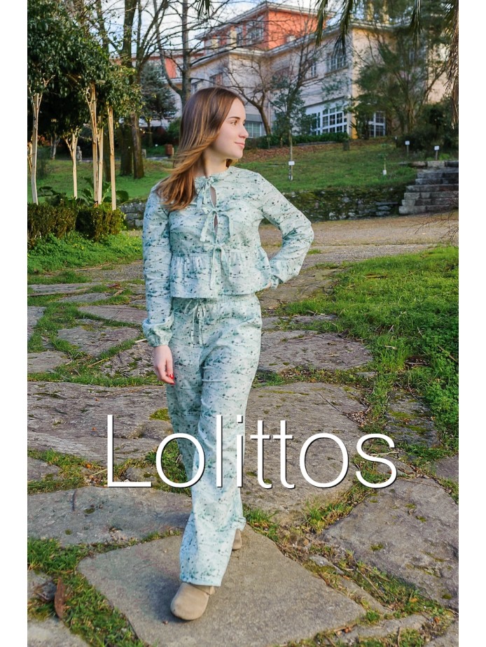 CAMISA NIÑA ESTAMPADA VERDE