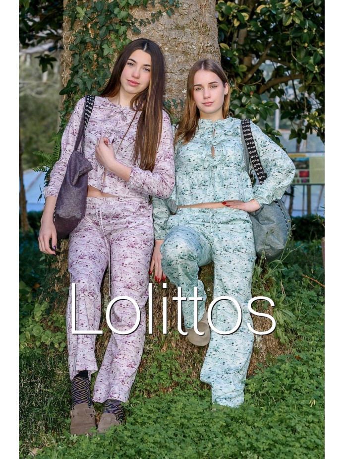 PANTALÓN PALAZZO ESCARLET VERDE LOLITTOS