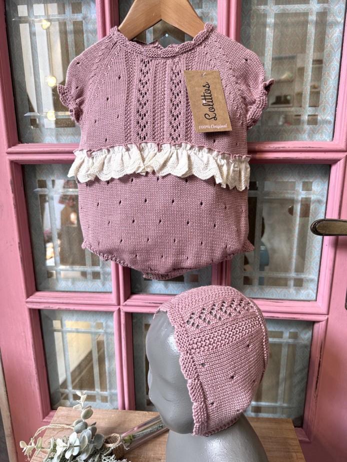 PELELE PUNTO ROSA PALO BEBÉ