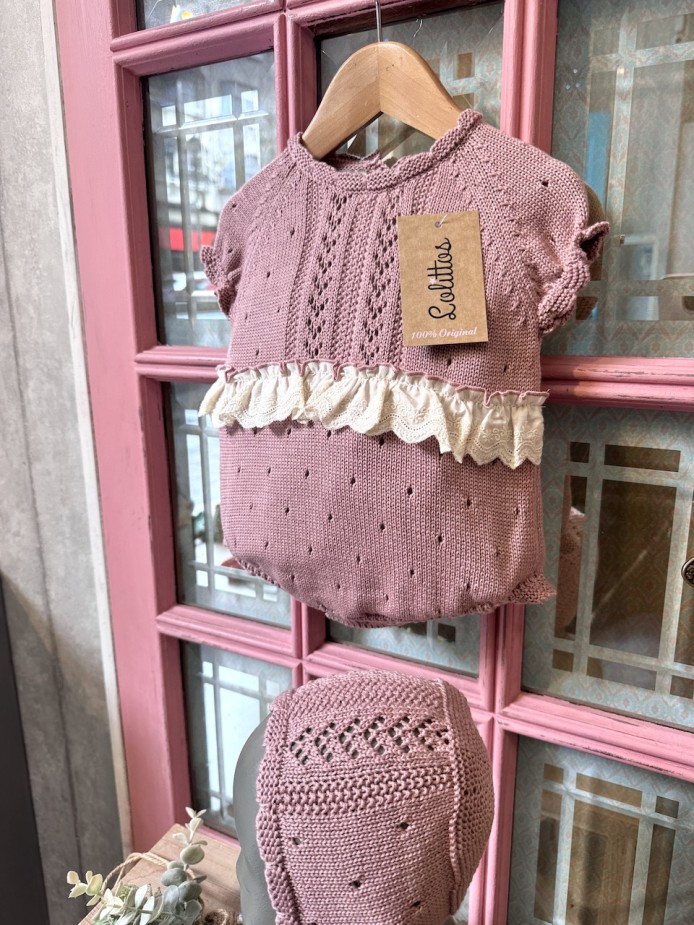 PELELE PUNTO ROSA PALO BEBÉ