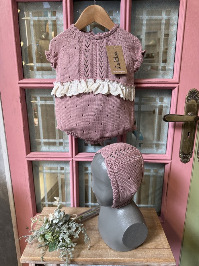 PELELE PUNTO ROSA PALO BEBÉ