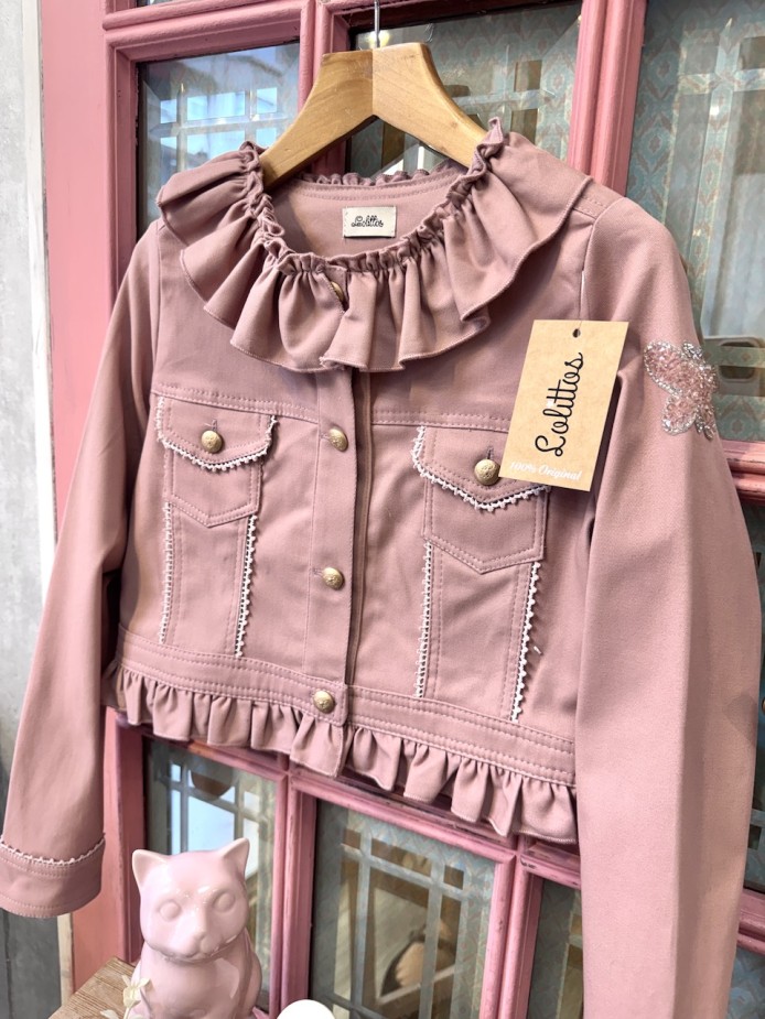 CAZADORA VAQUERA ROSA NIÑA