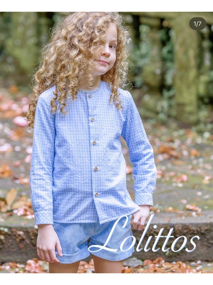 CAMISA Y BERMUDA BORREGUITO LOLITTOS