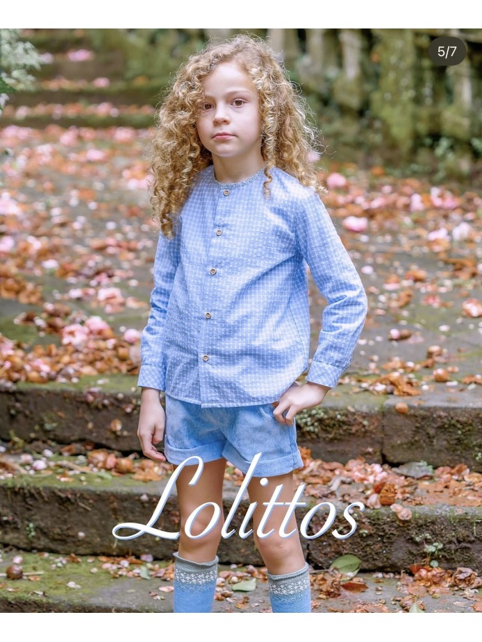 CAMISA Y BERMUDA BORREGUITO LOLITTOS