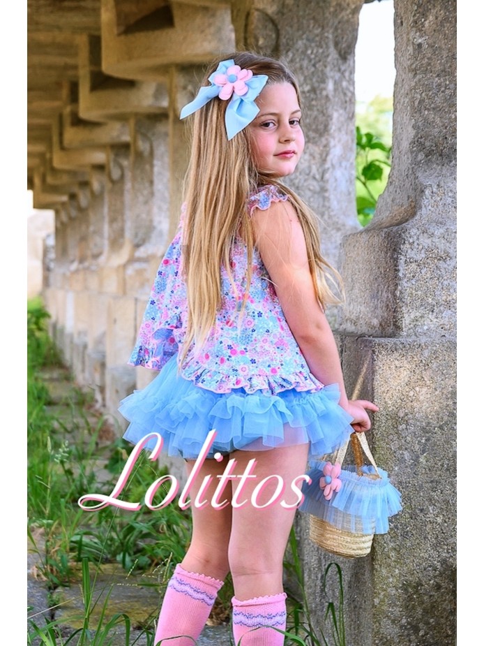 BLUSÓN Y RANA/FALDA FAUNA LOLITTOS