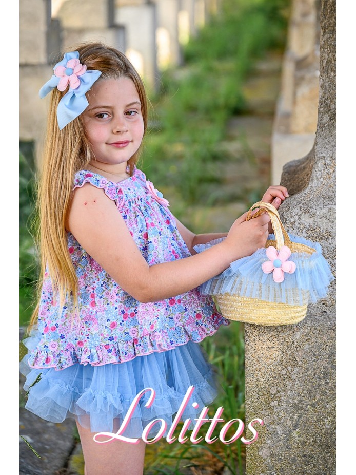 BLUSÓN Y RANA/FALDA FAUNA LOLITTOS