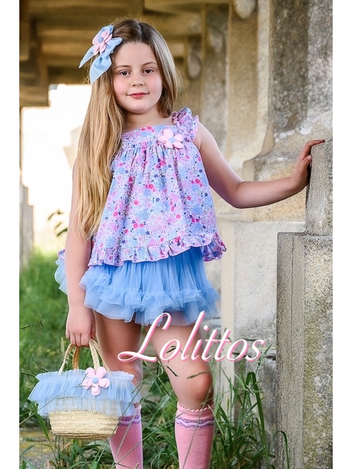 BLUSÓN Y RANA/FALDA FAUNA LOLITTOS