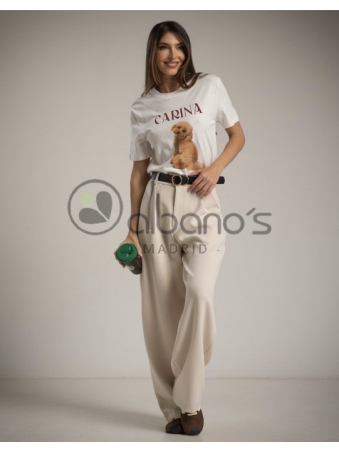 CAMISETA CARINA BLANCA