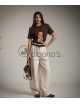 CAMISETA CARINA MARRÓN