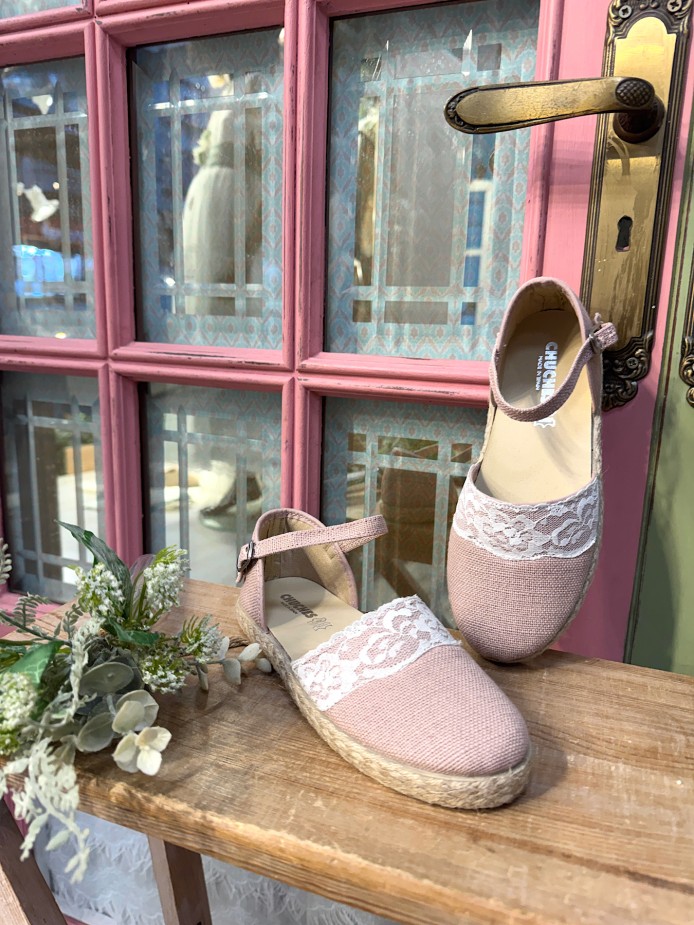 ALPARGATA ROSA PALO PUNTILLA YUTE CHUCHES