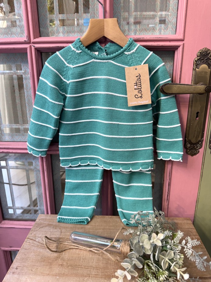 JUBÓN Y PANTALÓN PUNTO AROMA