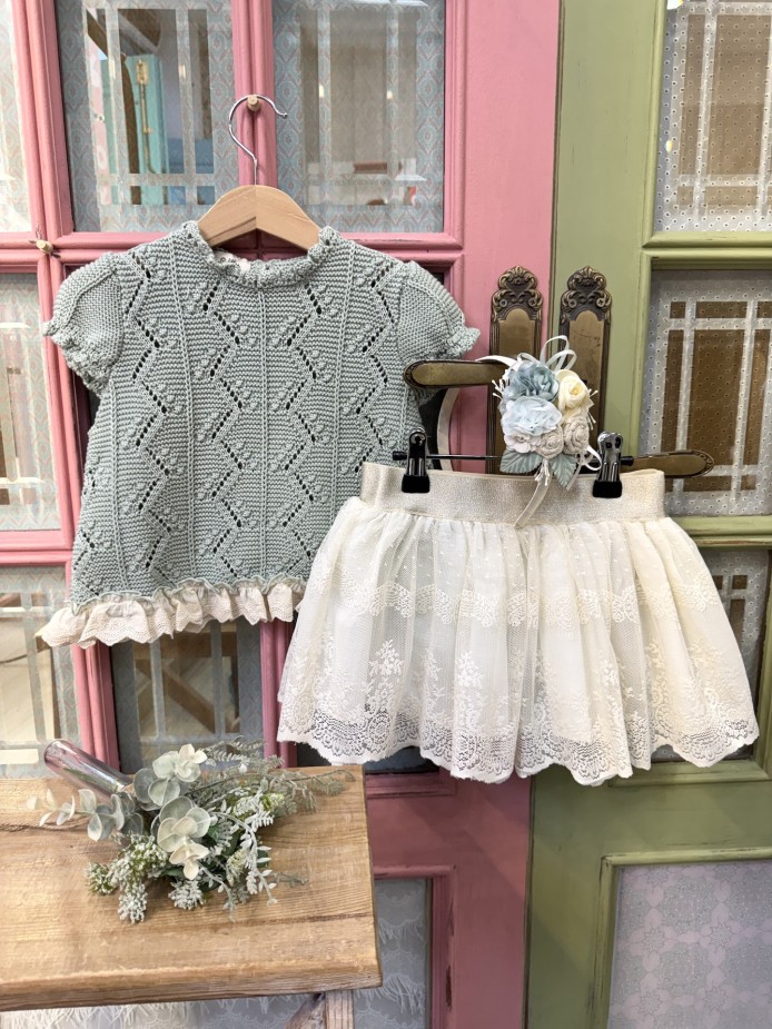 TOP Y FALDA/RANA PRALINÉ LOLITTOS