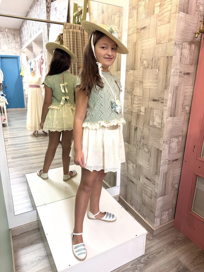 TOP Y FALDA/RANA PRALINÉ LOLITTOS