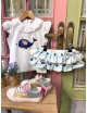 CAMISETA Y CUBRE BALLENA MON PETIT BONBÓN