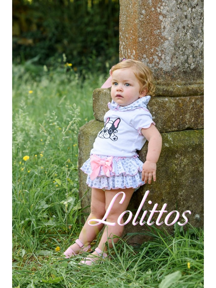 CAMISETA CON PAÑOLETA Y RANA ONIX LOLITTOS