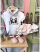 CAMISETA CON PAÑOLETA Y RANA ONIX LOLITTOS