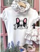 CAMISETA CON PAÑOLETA Y RANA ONIX LOLITTOS