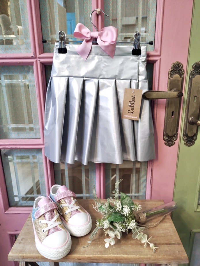 FALDA PLATA LOLITTOS