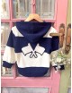 SUDADERA LISTAS AZUL MARINO SPAGNOLO