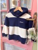 SUDADERA LISTAS AZUL MARINO SPAGNOLO