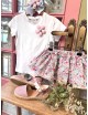 CAMISETA Y CUBRE/FALDA FAUNA FLOR LOLITTOS