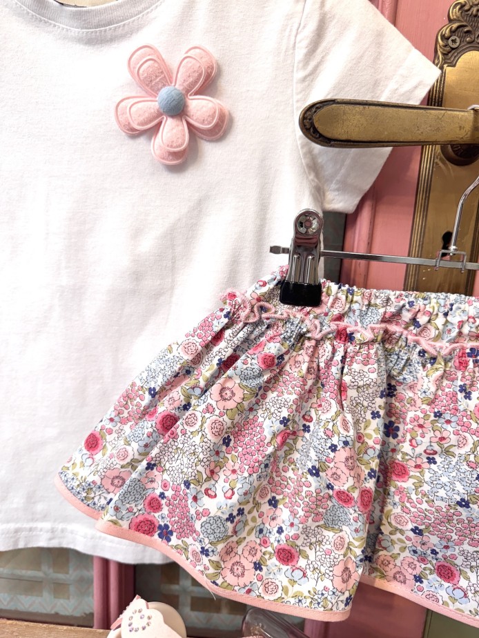 CAMISETA Y CUBRE/FALDA FAUNA FLOR LOLITTOS