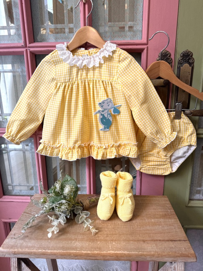 JESUSITO PARA BEBE EN AMARILLO PASTEL