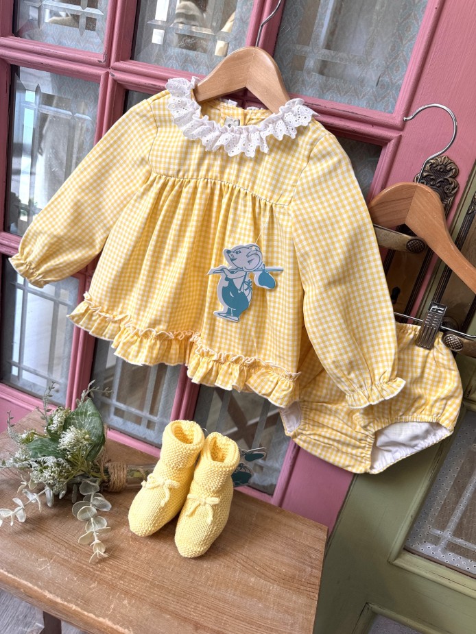 JESUSITO PARA BEBE EN AMARILLO PASTEL