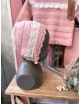 JUBÓN CON POLAINA Y CAPOTA ROSA LINO LOLITTOS
