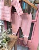 JUBÓN CON POLAINA Y CAPOTA ROSA LINO LOLITTOS