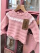 JUBÓN CON POLAINA Y CAPOTA ROSA LINO LOLITTOS