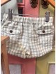 POLO Y PANTALÓN CUADROS VERDE AGUA LOLITTOS