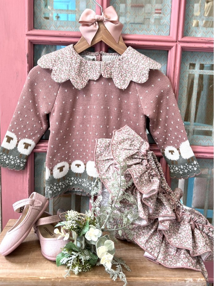 JUBÓN Y CUBRE BORREGUITO LOLITTOS