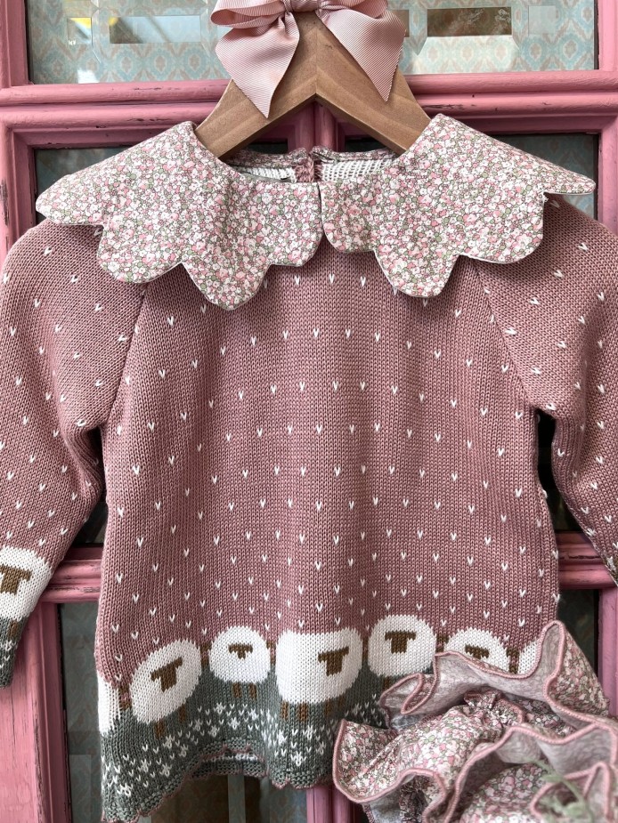 JUBÓN Y CUBRE BORREGUITO LOLITTOS