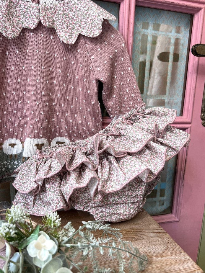 JUBÓN Y CUBRE BORREGUITO LOLITTOS